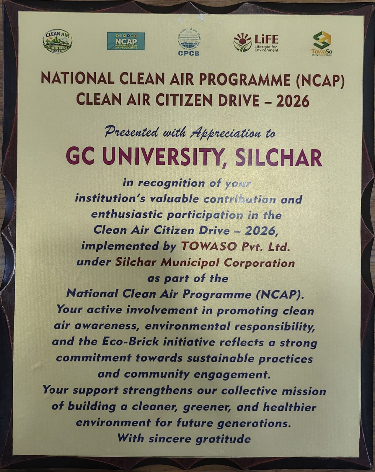 National Clean Air Programme (NCAP) Clean Air Citizen Drive - 2026